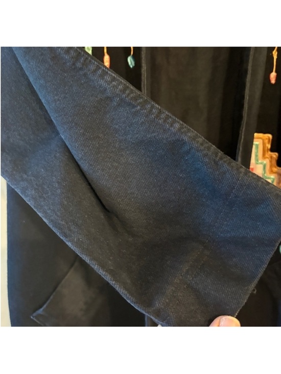 Sundance Hand Painted Southwestern  Boho Western  Oversized Coat Size Small - Picture 9 of 11